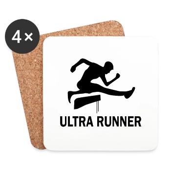 Vélo Courir Marathon Triathlon Vélo - Dessous de verre (lot de 4) - blanc - Devant