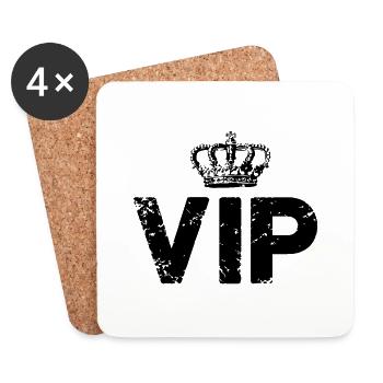 vip - Untersetzer (4er-Set) - Weiß - Vorne