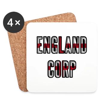 England - Coasters (set of 4) - white - Front