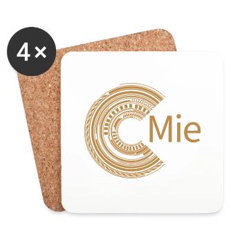 Pour Mie - Dessous de verre (lot de 4) - blanc - Devant