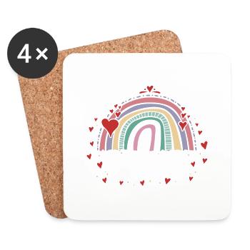 Awesome 1953 - 70th Birthday w/ Cute Vintage - Coasters (set of 4) - white - Front