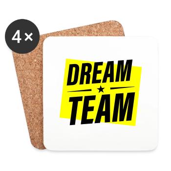 Dream Team - Coasters (set of 4) - white - Front