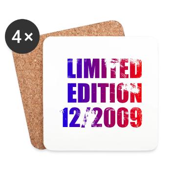 14e anniversaire édition limitée 12/2009 - Dessous de verre (lot de 4) - blanc - Devant