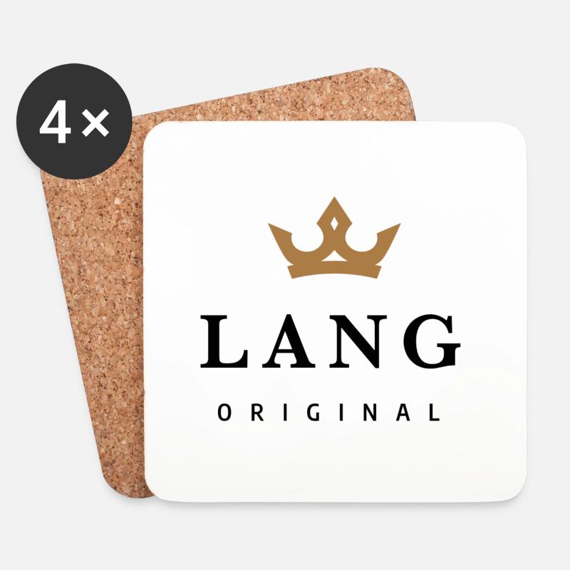 Lang - Untersetzer (4er-Set) - Weiß