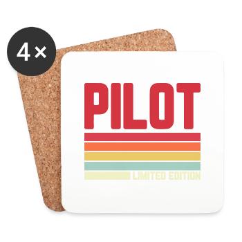 Pilot Limited Edition - Untersetzer (4er-Set) - Weiß - Vorne