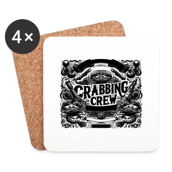 Crabbing Crew 9 - Coasters (set of 4) - white - Front
