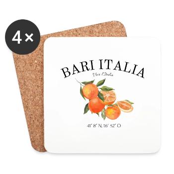 Bari Vecchia - Süditalien - Italien - Apulien - Untersetzer (4er-Set) - Weiß - Vorne