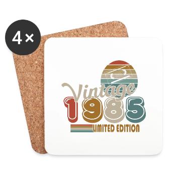 1985 - Untersetzer (4er-Set) - Weiß - Vorne