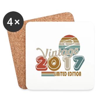 2017 - Untersetzer (4er-Set) - Weiß - Vorne