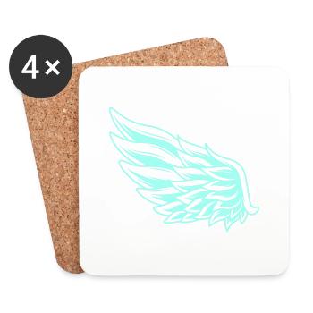 Wing 1 - Coasters (set of 4) - white - Front