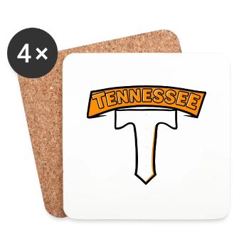 Tennessee Amerika USA - Untersetzer (4er-Set) - Weiß - Vorne