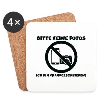Funny Saying Funny Humor Gift Idea - Coasters (set of 4) - white - Front