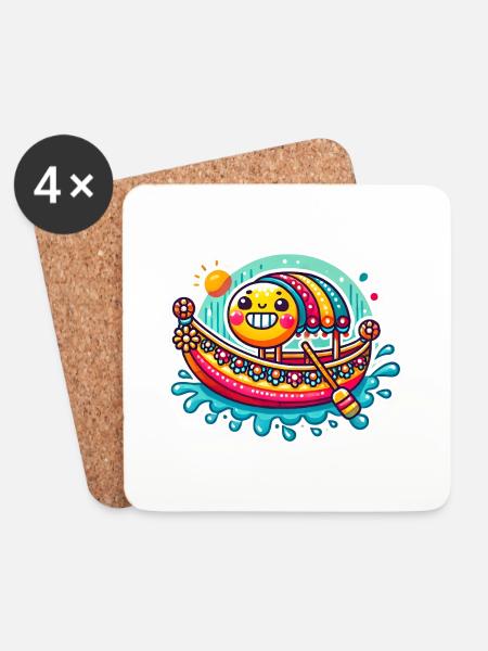 spreekahn - Coasters (set of 4) - white