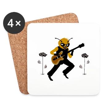 Buzz Hendrix - Dessous de verre (lot de 4) - blanc - Devant