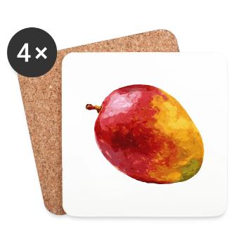 Mango - Coasters (set of 4) - white - Front