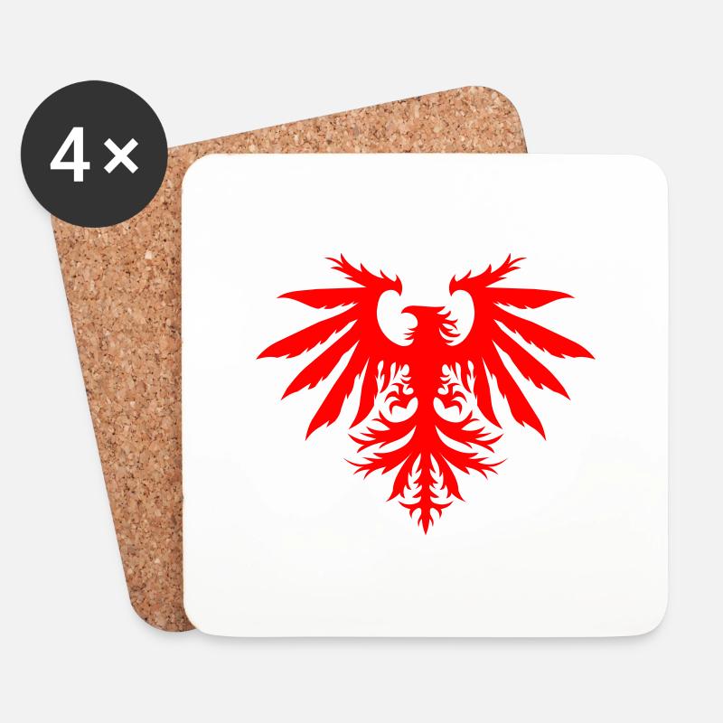 eagle - Coasters (set of 4) - white