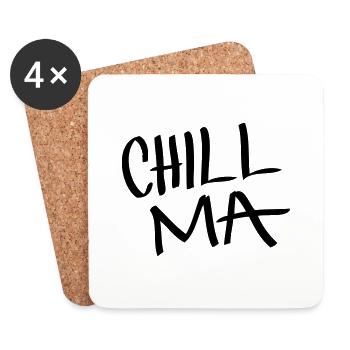 Chill Ma - Untersetzer (4er-Set) - Weiß - Vorne