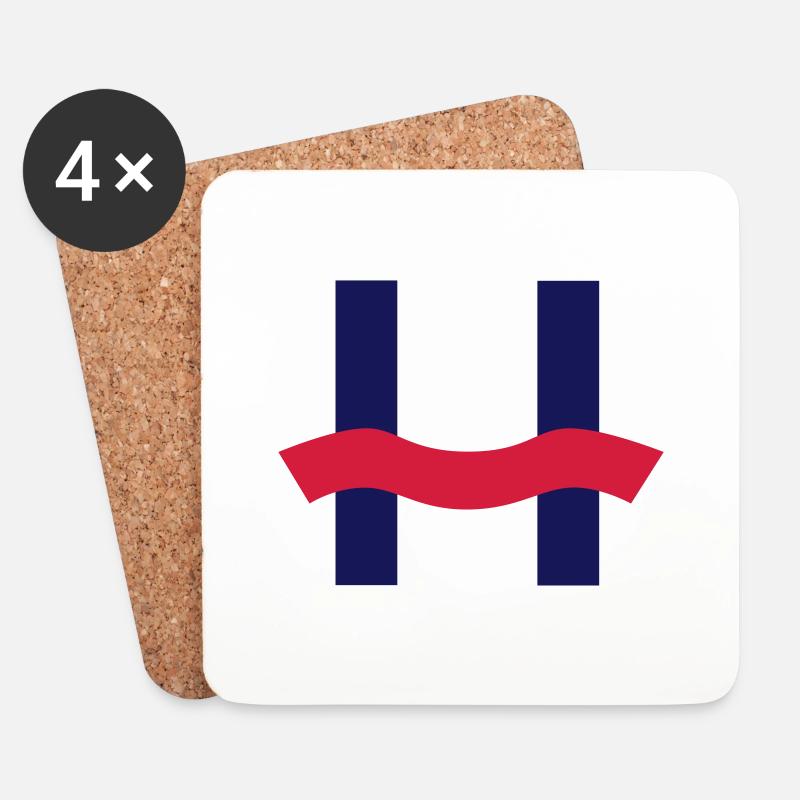 H-Boot - Untersetzer (4er-Set) - Weiß