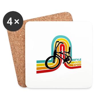 VITESSE SUR styel - Dessous de verre (lot de 4) - blanc - Devant