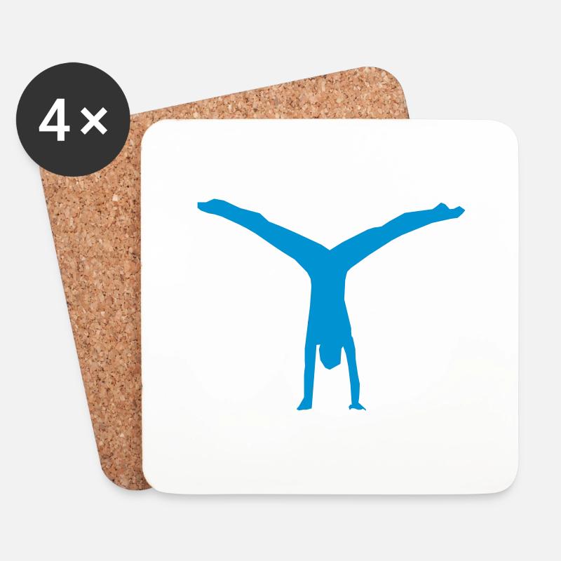 sport - Untersetzer (4er-Set) - Weiß