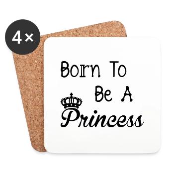 Princess - Untersetzer (4er-Set) - Weiß - Vorne