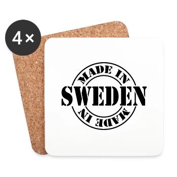 made in sweden m1k2 - Coasters (set of 4) - white - Front