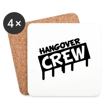 hangover crew melt - Untersetzer (4er-Set) - Weiß - Vorne