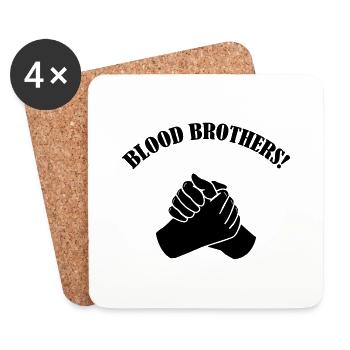 blood_brothers_001 - Untersetzer (4er-Set) - Weiß - Vorne