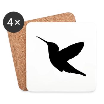 kolibri bird - Untersetzer (4er-Set) - Weiß - Vorne