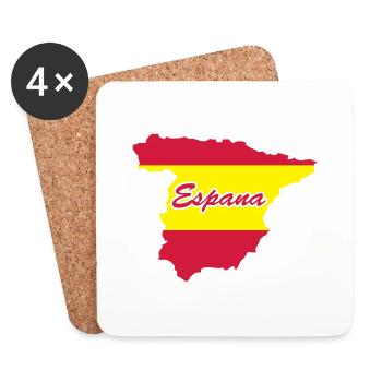 espana_02 - Untersetzer (4er-Set) - Weiß - Vorne