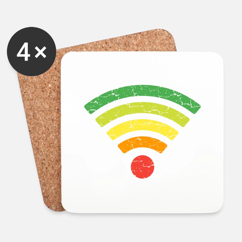 Réception complète - Dessous de verre (lot de 4) - blanc