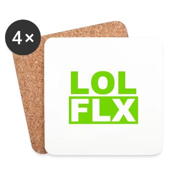 LOL FLX - Untersetzer (4er-Set) - Weiß - Vorne
