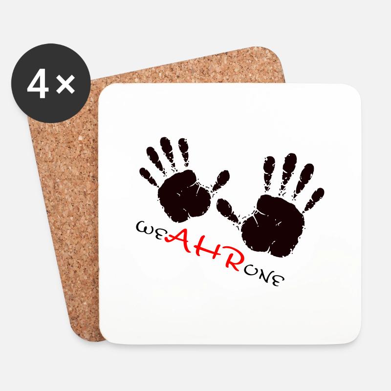 We Ahr One - Untersetzer (4er-Set) - Weiß