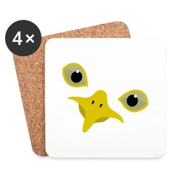 Gull - Coasters (set of 4) - white - Front