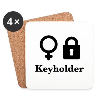 Keyholder - Untersetzer (4er-Set) - Weiß - Vorne