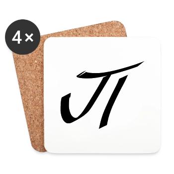 pi - Coasters (set of 4) - white - Front