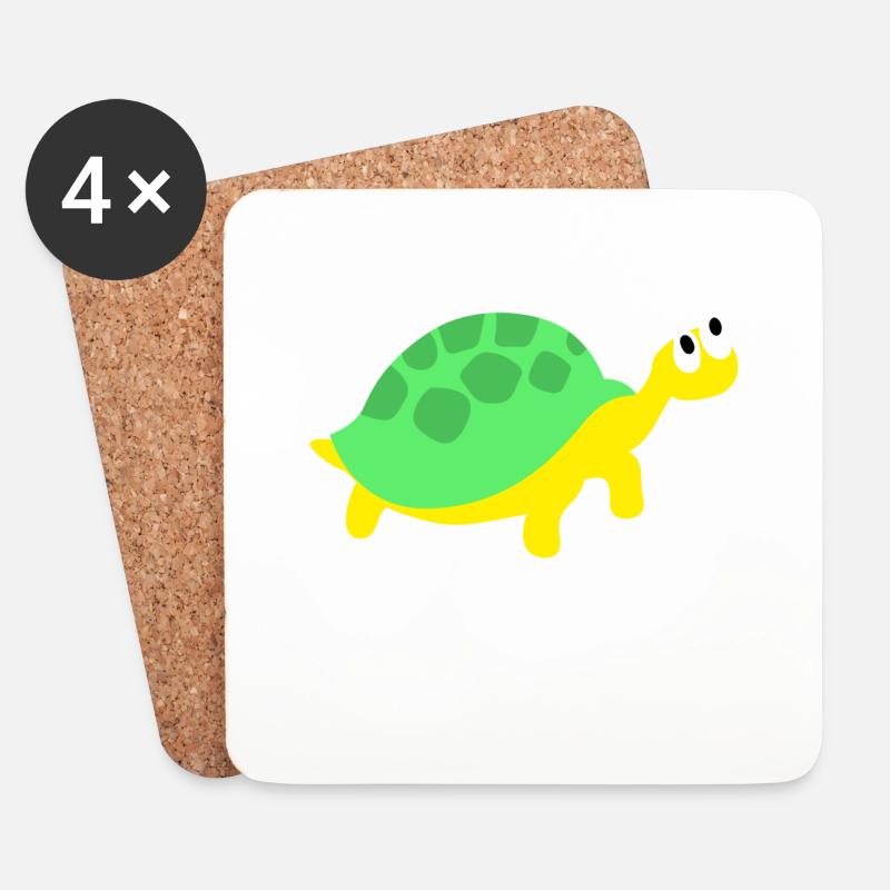 Anything you can do, i can do slower! - Untersetzer (4er-Set) - Weiß