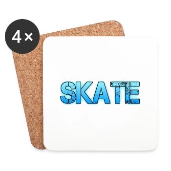 Skate - Coasters (set of 4) - white - Front