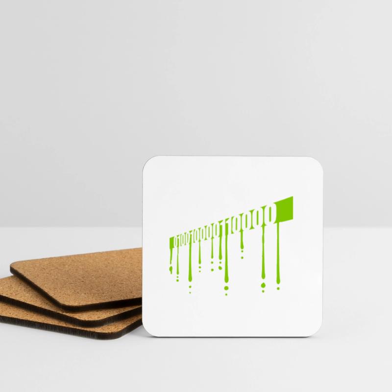 Binär Code Programm Sprache Untersetzer (4er-Set)