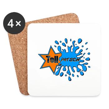Tollpatsch 2.0 - Untersetzer (4er-Set) - Weiß - Vorne
