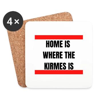 Kirmes - Untersetzer (4er-Set) - Weiß - Vorne