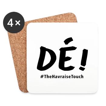 Dé !! - Dessous de verre (lot de 4) - blanc - Devant