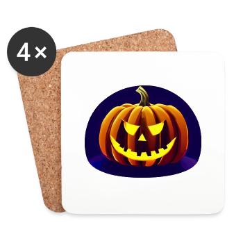 Pumpkin Costume Halloween Gift Pumpkins Pumpkin - Coasters (set of 4) - white - Front