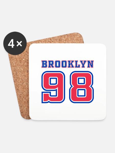 Brooklyn - Untersetzer (4er-Set) - Weiß