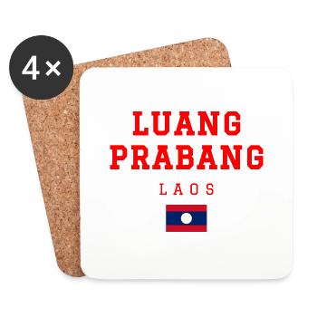 Luang Prabang Laos - Untersetzer (4er-Set) - Weiß - Vorne