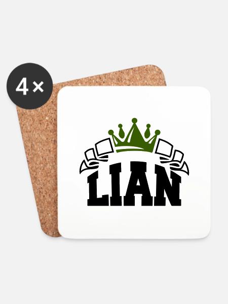 lian - Untersetzer (4er-Set) - Weiß