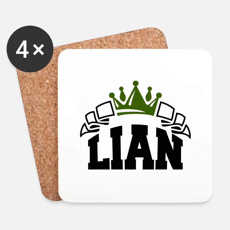 lian - Untersetzer (4er-Set) - Weiß