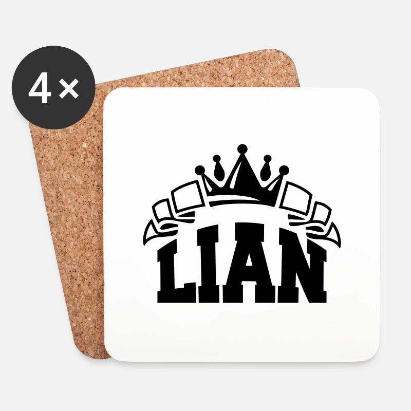 lian - Untersetzer (4er-Set) - Weiß