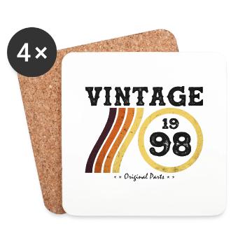 Classic Vintage 1998 - Edition Limitée Retro 26 - Dessous de verre (lot de 4) - blanc - Devant