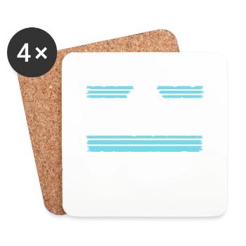 birthday present funny awesome funny sayings pride - Coasters (set of 4) - white - Front